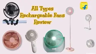 Small Rechargeable Fans / Battery Fans online || Portable mini rechargeable  fan