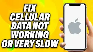 How To Fix Cellular Data Not Working or Very Slow on iPhone - Quick Fix