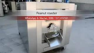 100-200kg per hour gas and electricity heating peanut roster