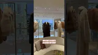 Dior&rsquo;s exclusive fur coat event ! #diorfurcoat