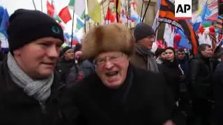 Putin supporters march to make Russia Unity Day
