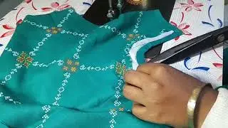 Simple & Easy frock nack design stitching।। pan gola design।। 