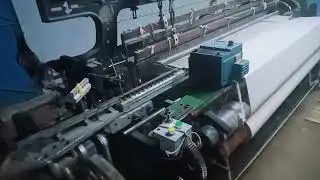 shuttle convert to rapier loom with plain weave