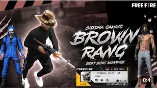 BROWN RANG ❤💥 ( FREE FIRE CRIME MASTER EDIT ) 📲