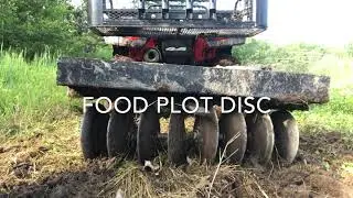 DIY Food Plot Disc from Lawn Tractor