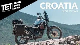 Best views on TET Croatia | Motorcycle trip on Yamaha Tenere XT660ZA