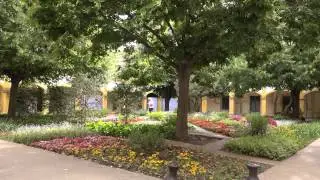 Espace Van Gogh, The courtyard of the former Arles hospital in 4K