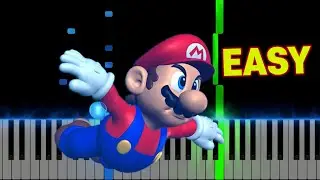 Super Mario - Underwater Theme | EASY Piano Tutorial