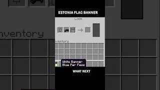 How to make a Estonia flag in Minecraft