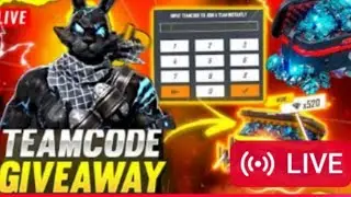 free fire team code live steam diamond giveaway