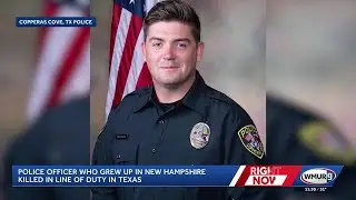 Police officer who grew up in New Hampshire killed in line of duty in Texas