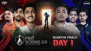 Upthrust Esports Pro Scrims - Ultimate Arena | Quarter Finals Day 1 | Ft. SouL , Xspark , Hydra, etc