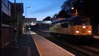 (HD) Colas 56087 screams past Bearsted working the 0Z39 Washwood Heath - Ashford 30.10.12