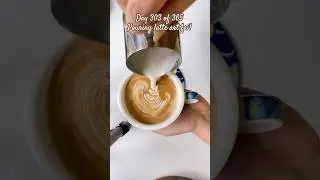 Latte art fail 🌴 #latte #latteart #fail #latteartfail #coffee #coffeefail #art #rosetta #arte #cafe