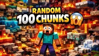 Random 100 Chunks Challenge 😱 | Nearby Layers Exploration | Minecraft Survival. (live)
