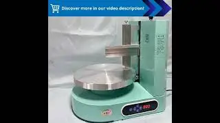 Cake Decorating Made Easy: Automatic Cream Depositor and Icing Spreading