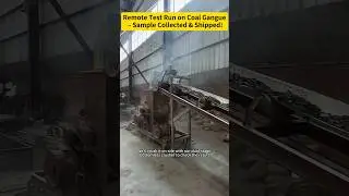 Remote Test Run on Coal Gangue&nbsp;&ndash; Sample Collected & Shipped! #crusher #stonecrusherline