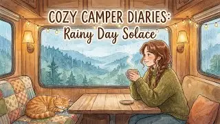 A Rainy Day in Our Mobile Home: Cozy Moments Together | Ghibli-Inspired Life.