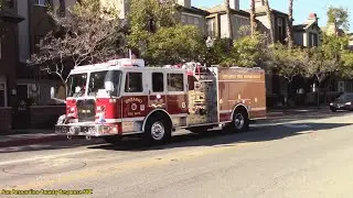 Ontario Fire Department. Medic Engine 131 & 135 Responding