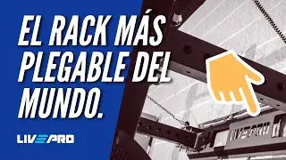 Semi rack Jaula LIVEPRO&reg; 🏋️ Para petarlo entrenando en tu propia casa.