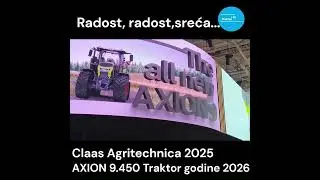Traktor godine 2026 HighPower Claas Axion 9 450 TerraTrac #Claas #Axion9.450 #totybkt #traktorplusm