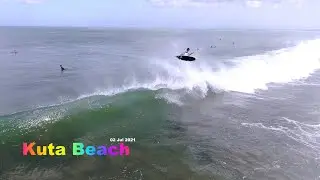Surfing Kuta Beach BALI 09:00 02Jul.2021