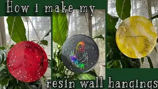 HOW TO MAKE A RESIN WALL HANGING ~ step by step tutorial~