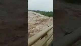 Rio Minho at May Pen Bypass Bridge in Clarendon, Jamaica 🇯🇲 back in May 2017 flood.