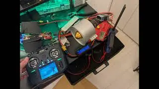 EDF 90MM freewing + V6 propeller up to 600g Static Thrust Test