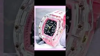 Jam Tangan Sport HP Oval Rubber Quartz Model Mewah dan Elegan🧩 #buruanchekout #viralvideo #fashion