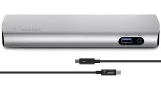 Belkin Thunderbolt 2 Express HD Dock Docking Station With 20 Gbps Transfer Speed, 4K Resolution
