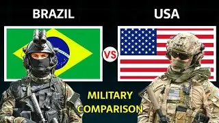 Brazil vs USA Military Power Comparison 2025 | USA vs Brazil Military Power Comparison 2025