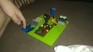 Лего-огород. Посадки Тёмы. LEGO-vegetable garden.