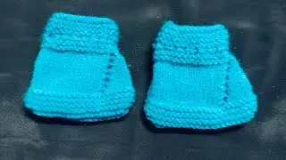 Easy Knitting baby socks / booties design | baby socks design 