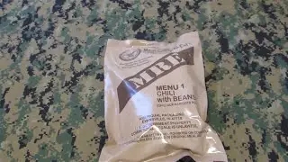 Сухпаек MRE Меню 1 - Чили с бобами.Обзор.