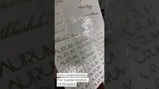 Genuine 24k Gold Plated Metal Sticker ( 7217614304 )