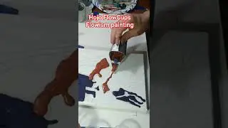 hojo its hojo FlowCups Flowism painting #painting #shorts #flowartist #fluidartist