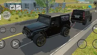 Thar vs scorpio Tochan challenge|| Indian tractor game #viral #gta #gaming 