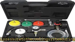 Mastercool 43306 Heavy Duty Cooling System Pressure Test and Refill Kit, 1 Pack