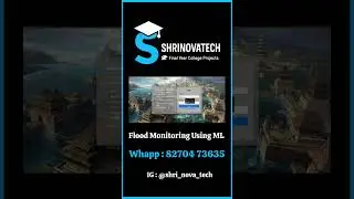 FLOOD MONITORING SYSTEM USING ML  #FinalYearProject#EngineeringProject#MLProject #PythonProject
