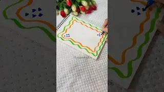 DIY frontpage For Republic Day🇮🇳 #thepaintedsoul05 #art #shorts #diy #youtube #satisfying #diy #yt
