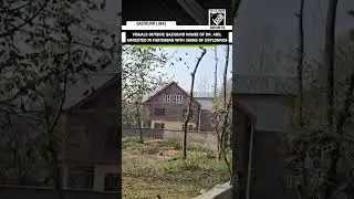 Visuals from Qazigund house of Dr. Adil, arrested with 360 Kg of explosives in Faridabad