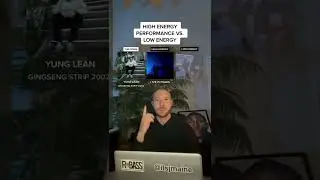 High Energy Vs. Low Energy Performance: Yung Lean #shorts #performance #live #nowplaying