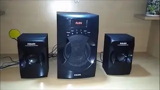 Philips 2.1 Multimedia Speaker System Explode MMS4040F/94 Unboxing / Reviews