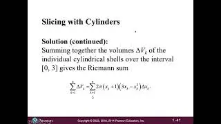 Volumes Using Cylindrical Shells