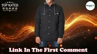 Ultimate Water Repellent Dickies Mens Fleece Hooded Duck Shirt Jacket Hydroshield