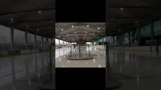Through the legs style shot into goal! Great shot of playing at nhl style rinks made for pros