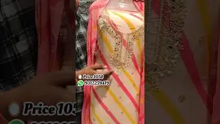 beautiful organza hand work suit | Shilpa suits Delhi