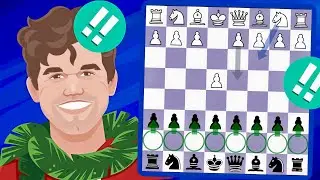 Stockfish 17.1 Pre moves every pawn Against Magnus #chess #gothamchess #chesscom #chessgame 