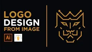 Tiger Logo Design From Image in Adobe Illustrator